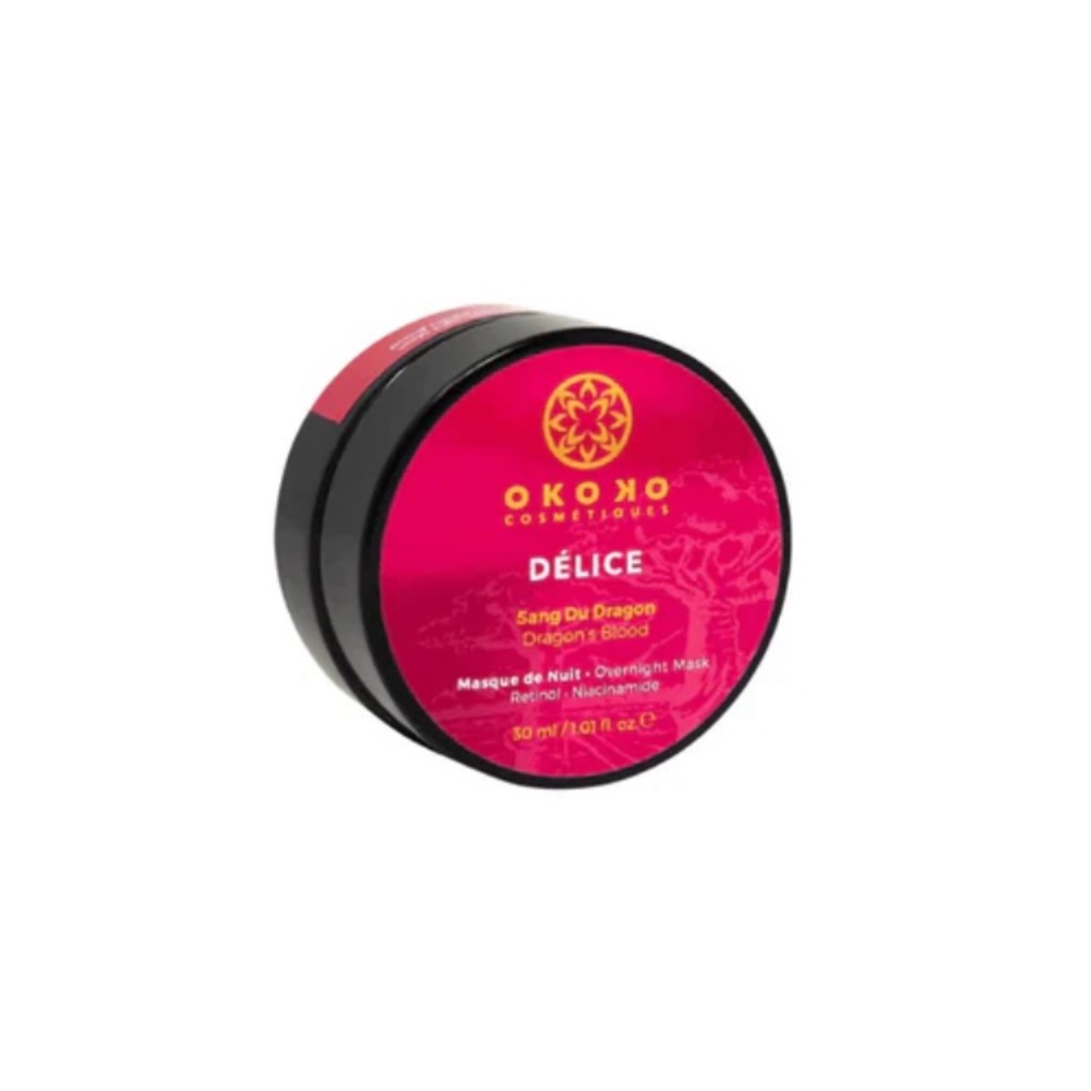 OKOKO Délice Brightening + Smoothing Sleeping Mask 1 oz 30ml Full Size ~ New! ❤️